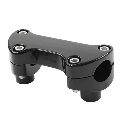 2" Handlebar Riser & Top Clamp For Harley Dyna Softail Sportster Street bob