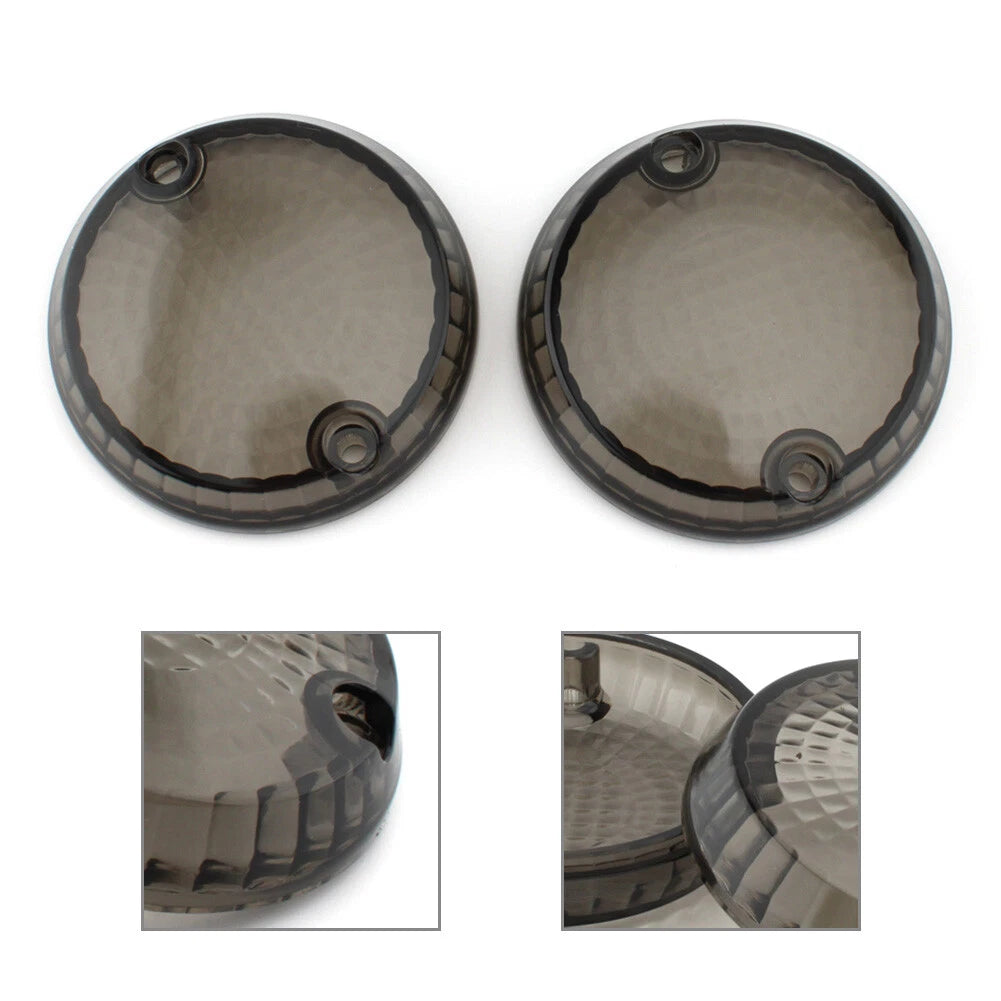 Turn Signal Lens Smoke For Kawasaki Vulcan 1500 Classic Mean Streak Motorcycle