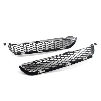 1 Pair Front Grille Upper Bumper Mesh Grill For BMW X5 E53 2003-2006