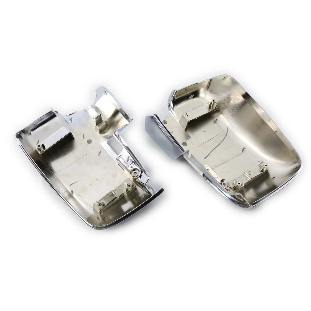 Mirror Covers W/ Bottom Turn Signal Cutout Fit Dodge Ram 1500 2013-2018 Chrome