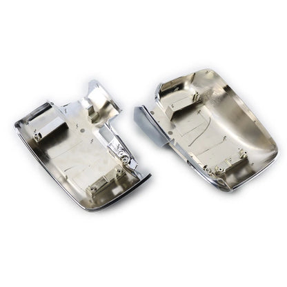 Mirror Covers W/ Bottom Turn Signal Cutout Fit Dodge Ram 1500 2013-2018 Chrome