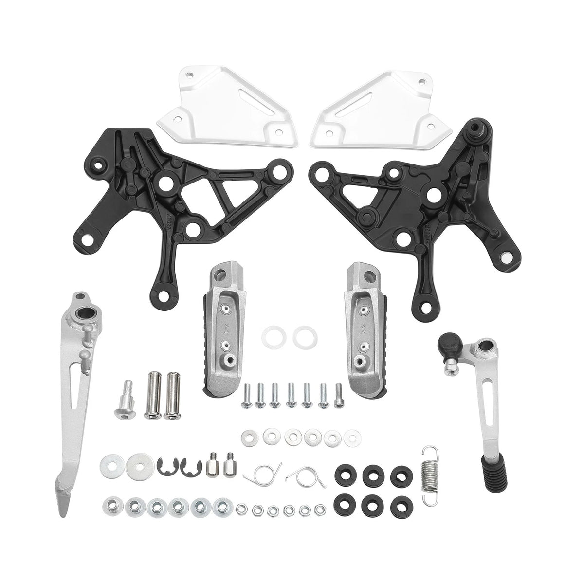 Front Driver Foot Pegs Pedals Bracket Fit For Kawasaki Z900 17-24 2018 2019 2020