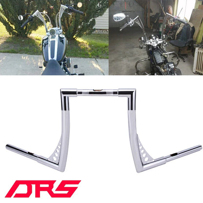 14" Rise Ape Hanger Handlebar For Harley FLST FXST Sportster XL Custom Dyna