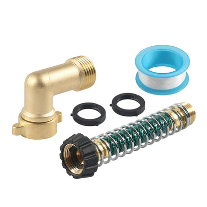 Garden Hose Extension Protector 90° Elbow Swivel Garden Hose Connector Adapter