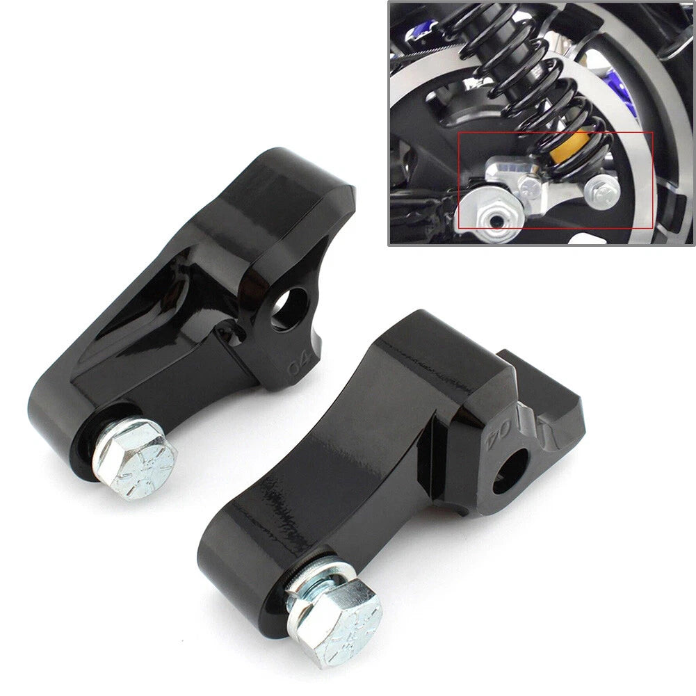 Rear Shock Absorber 1" Lowering Kit for Harley Touring FLHX FLHR FLHT Black 2pcs