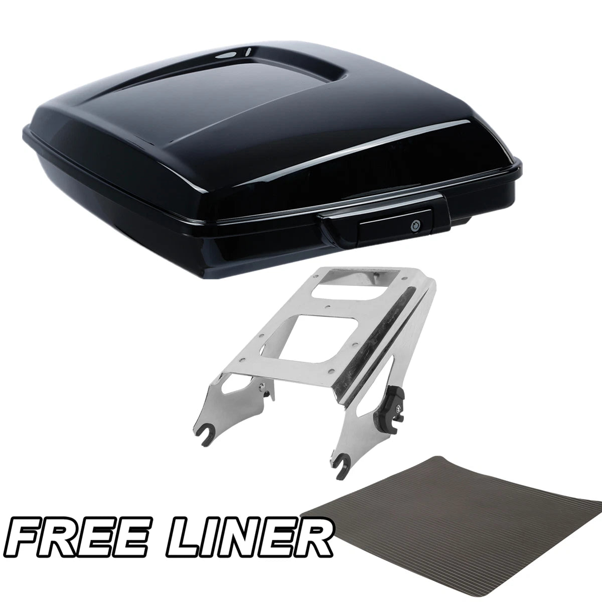 Black Razor Trunk Mount Rack Fit For Harley Electra Road Glide King 2009-2013 US