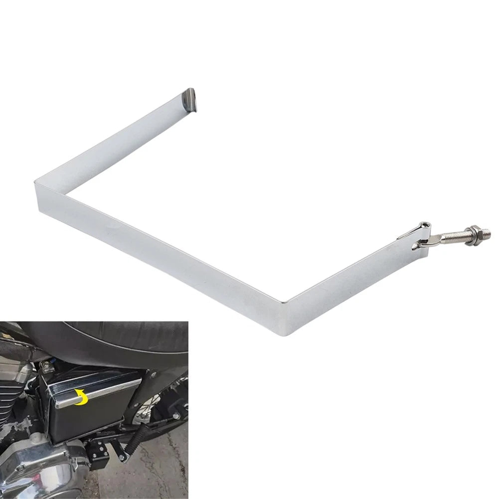 Battery Cover Hold Down Strap For Harley Super Glide FXE Wide Glide FXWG US