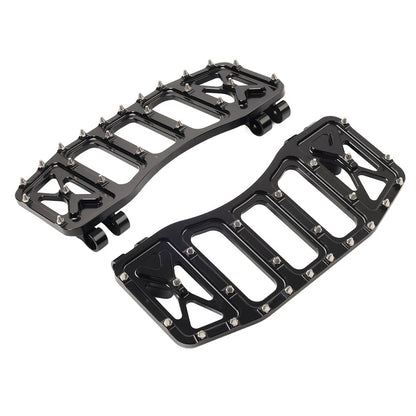 2pcs Front Foot Pedal For Harley Touring 86+ Softail FL 86-17 Dyna FLD 2012-16