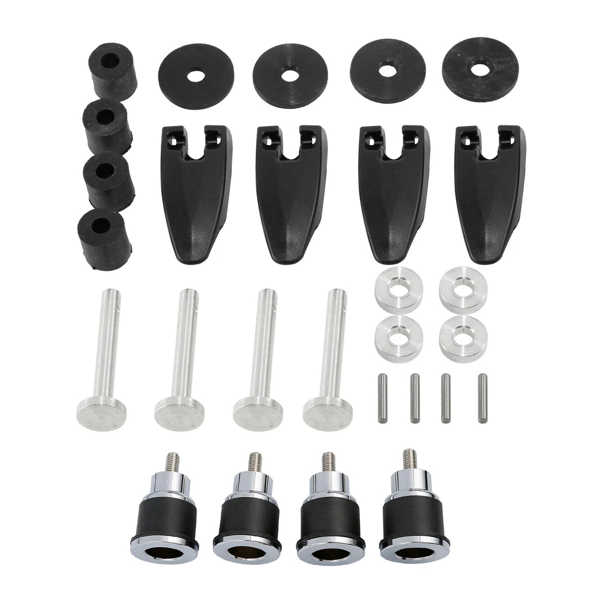 Backrest Spool Mounting Kit &Quick Release For Indian 16-24 Chieftain Dark Horse