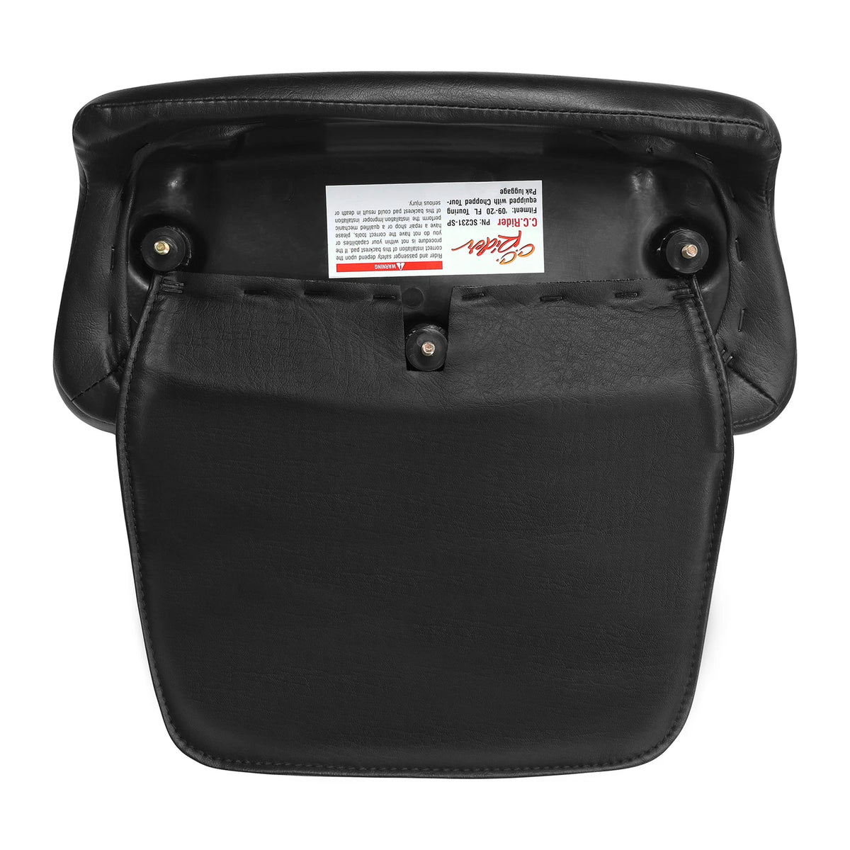 Razor Chopped Trunk Backrest Pad Fit For Harley Road Glide 14-25 15 16