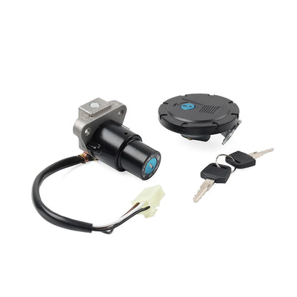 Ignition Switch Fuel Gas Cap Lock Key Set For Kawasaki KLR650 2008-2018