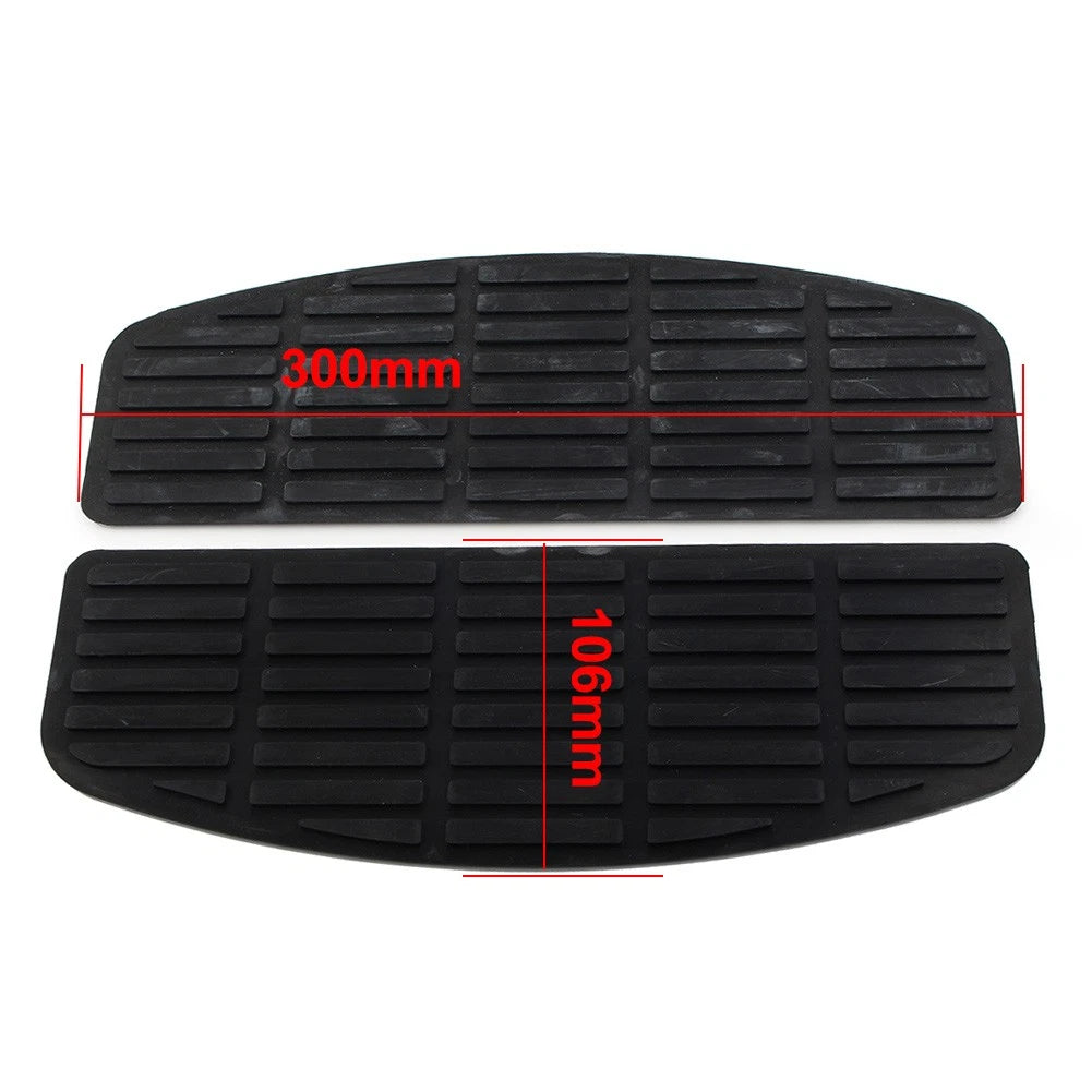For Harley Touring Road King Driver Floorboard Footboards Pad Protector Rubber