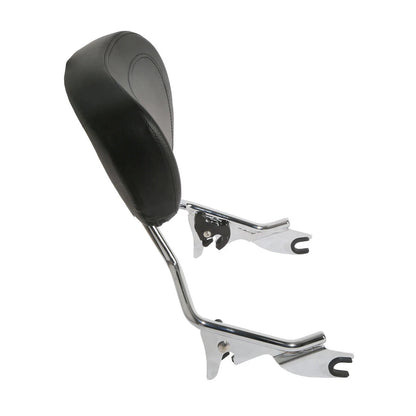 Sissy Bar Passenger Backrest Luggage Rack For Harley Electra Street Glide 09-Up