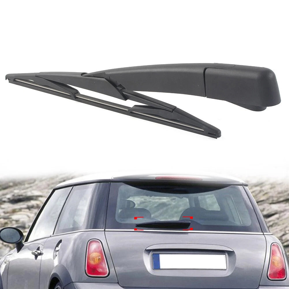 Rear Windshield Wiper Arm Blade Set Fit Mini Cooper l4 1.6L 2002-2006 Black