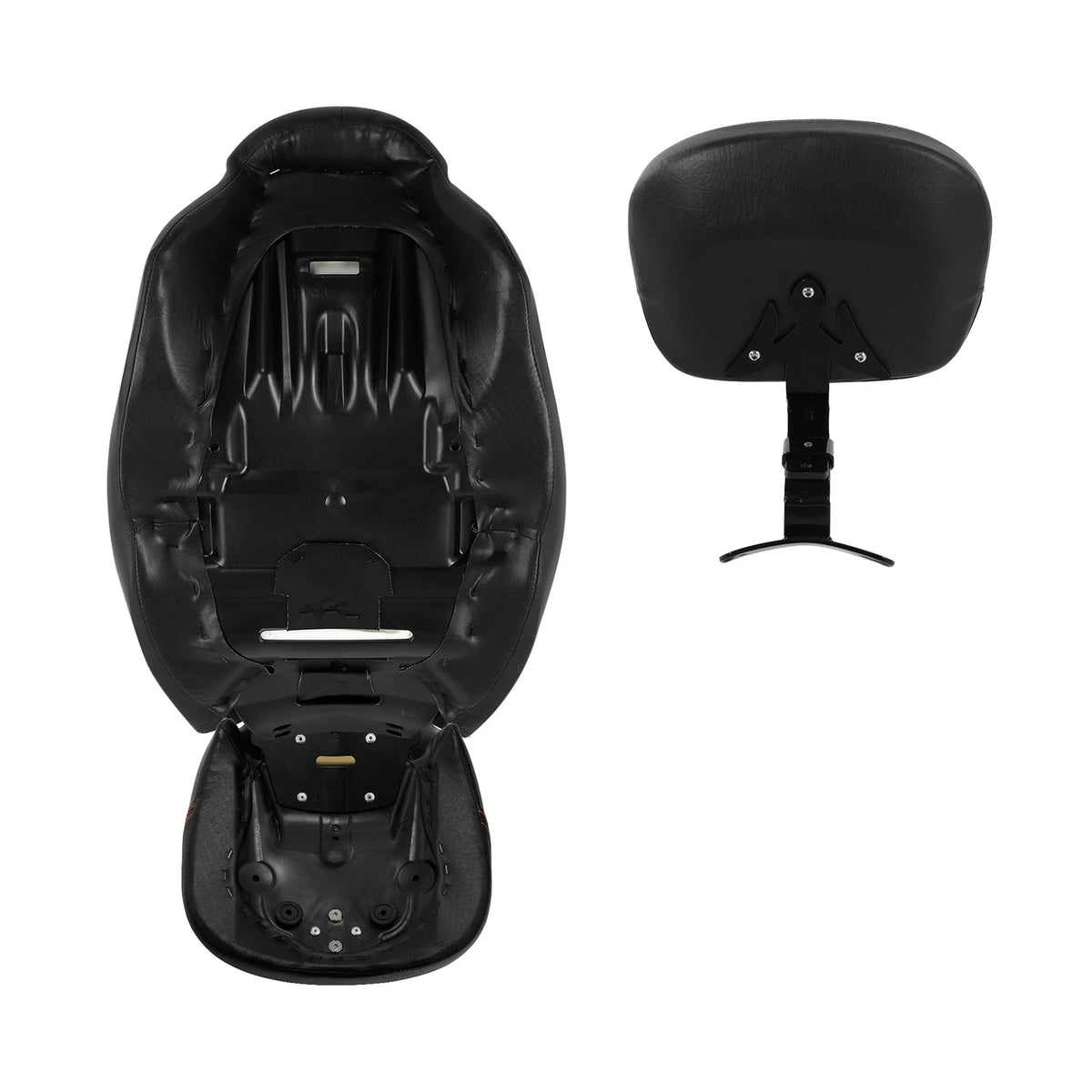 Driver & Passenger Seats Rider Backrest Fit For Harley Street Road Glide 2009-23