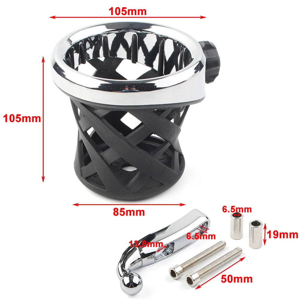 Drink Cup Water Holder W/ Mesh Basket Mount Fit For Goldwing GL1800 2001-2021 US