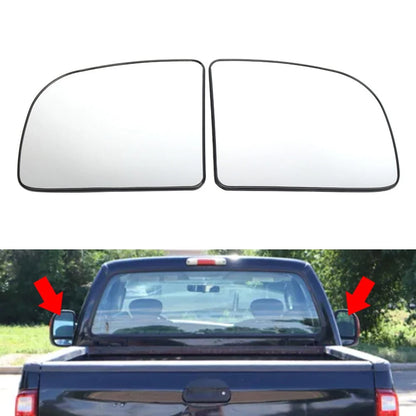 1 Pair Towing Power Upper Mirror Glass For Ford F-250 F-350 F-450 F-550 1999-07