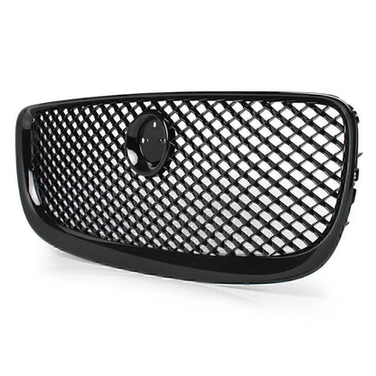 Upper Front Center Grille Mesh Fit Jaguar XJ 2010 2011 2012 2013 2014 2015 Black