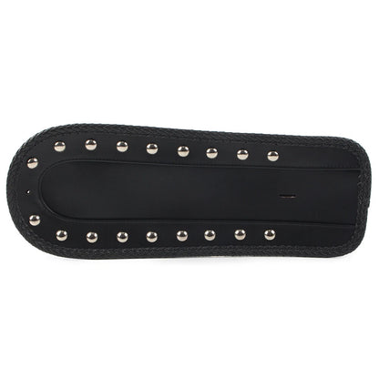 Studded Leather Rear Fender Bib Solo Seat For Harley Sportster XLH 1200 1100 883