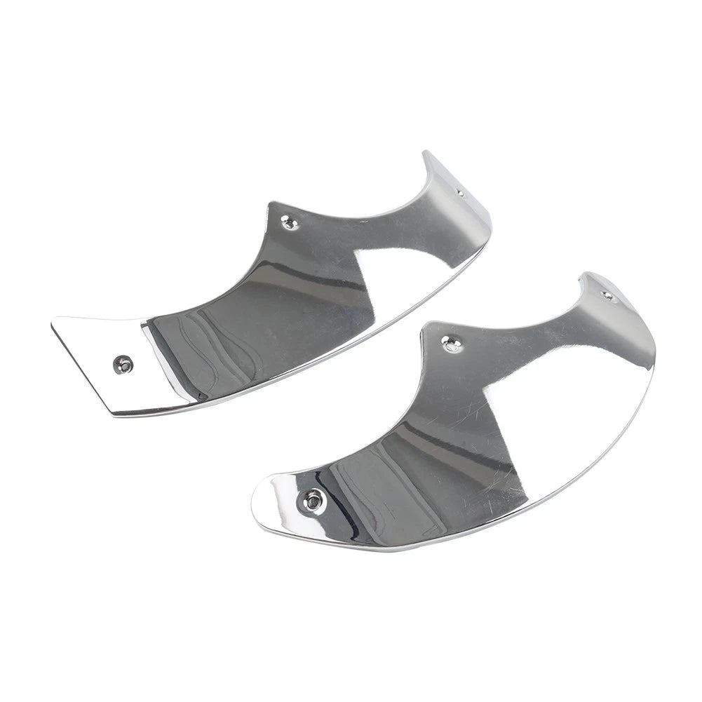 Front Rear Mudguard Tip Edge Trim Chrome For Harley Fat Boy FLSTF 89-06