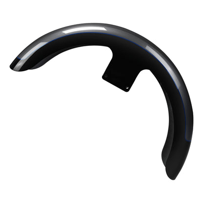 21" Front Fender For Harley Touring 14-24 23 Gauntlet Gray Metallic/Vivid Black