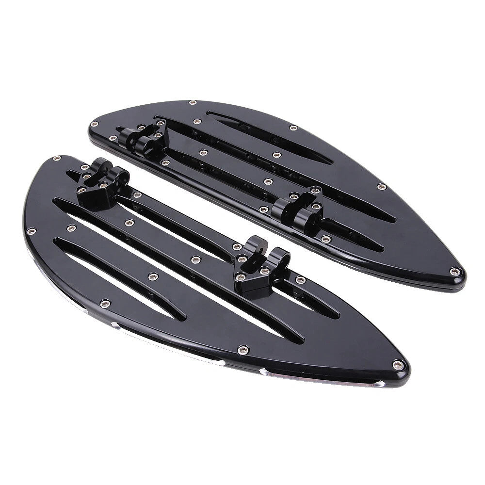 Driver Passenger Floorboards Foot Pegs Floor Boards Fit For Harley Electra Glide