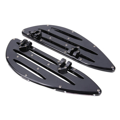 Driver Passenger Floorboards Foot Pegs Floor Boards Fit For Harley Electra Glide
