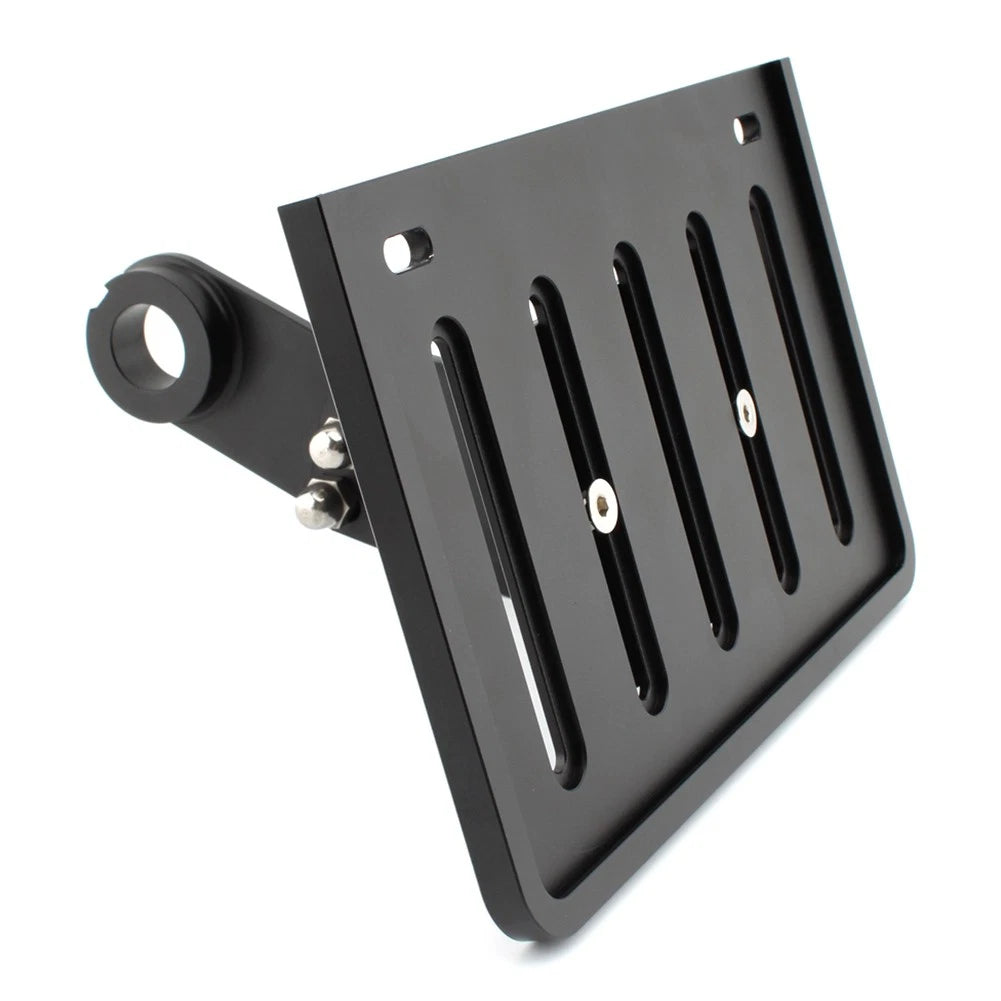 Blk License Plate Bracket Kit For Harley Softail Fat Boy Breakout Dyna 2018-2022