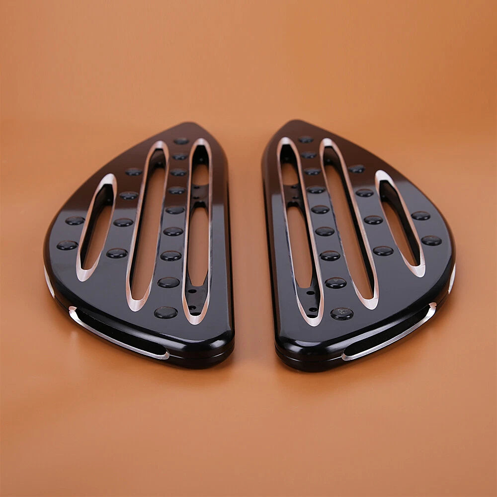 Driver Passenger Floorboards Foot Pegs Floor Boards Fit For Harley Electra Glide