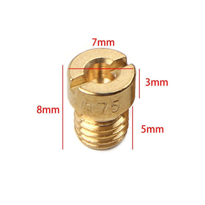 5mm Carburetor Carb Main Jets Replacement For #75-#102 Dellorto sha phbg 12pcs