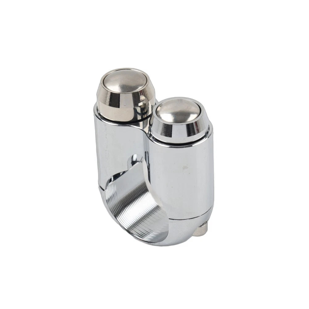 1" Handlebar Switch 2 Button Horn Light Control For Harley Dyna Chopper Chopper