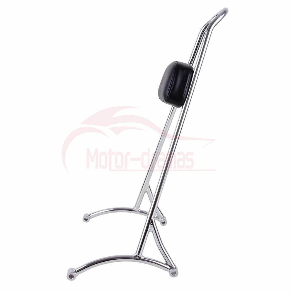 Detachable Passenger Sissy Bar Backrest Pad For Harley Sportster 1200 883 04-21