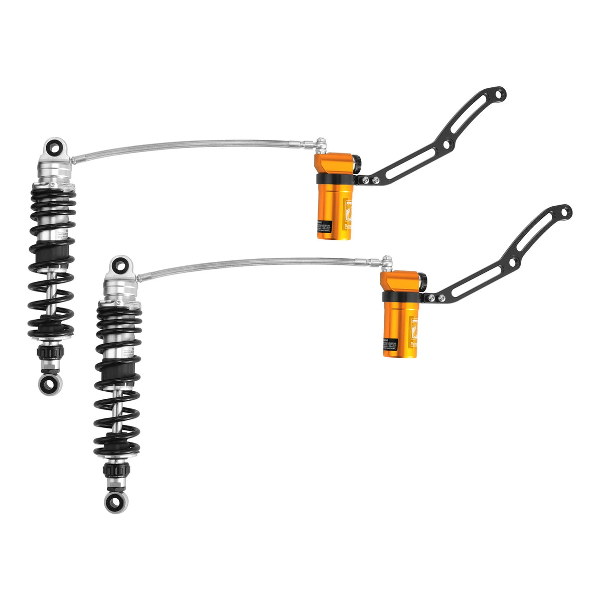 Remote Reservoir Rear Suspensions Shocks For Harley Street Road Glide 2014-2024