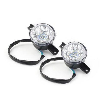 LED Headlight Lamp 3 wires For ATV Quad 110 125CC Taotao Coolster Gokart Pair US