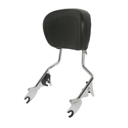 Sissy Bar Passenger Backrest Luggage Rack For Harley Electra Street Glide 09-Up