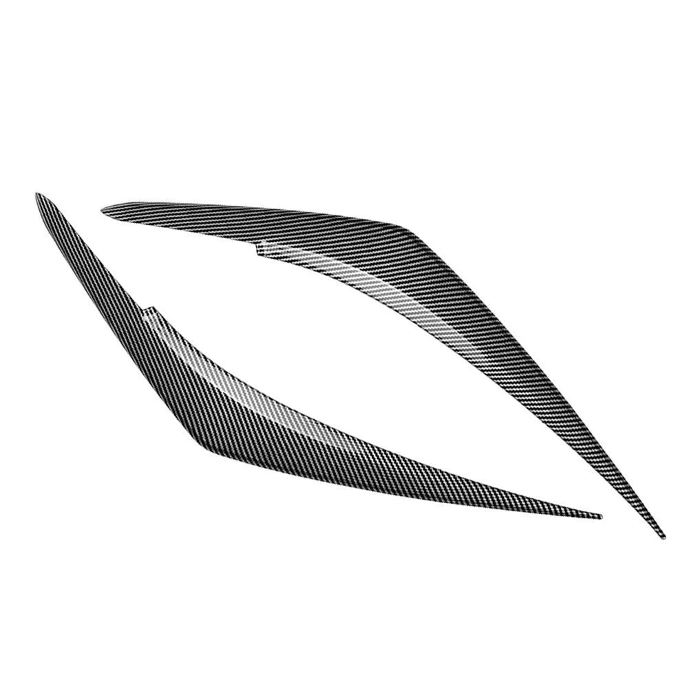 Headlight Eyebrow Eyelid Trim Carbon Fiber Black For Subaru WRX STI VB 2022-2025