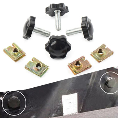4X Saddlebag Lock Mounting Theft Deterrent Bolt Screw For Harley FLHT FLHTCU