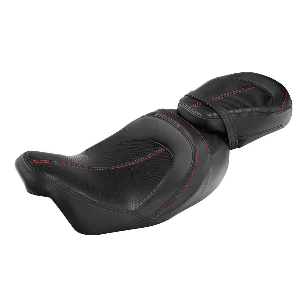 Driver & Passenger Seat Backrest Pad For Harley Touring Electra Road Glide 14-23