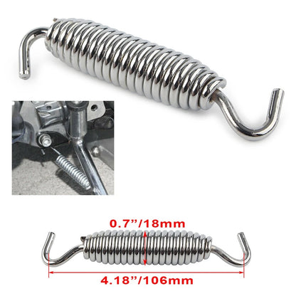 Chrome Kickstand Jiffy Spring Stand Fit For Harley Touring Softail US