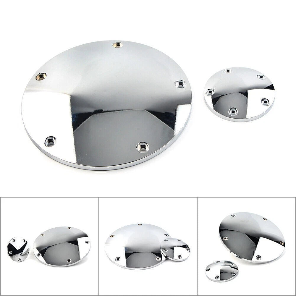 5 Holes Smooth Domed Derby Timing Timer Cover For Harley Road Glide Custom FLTRX