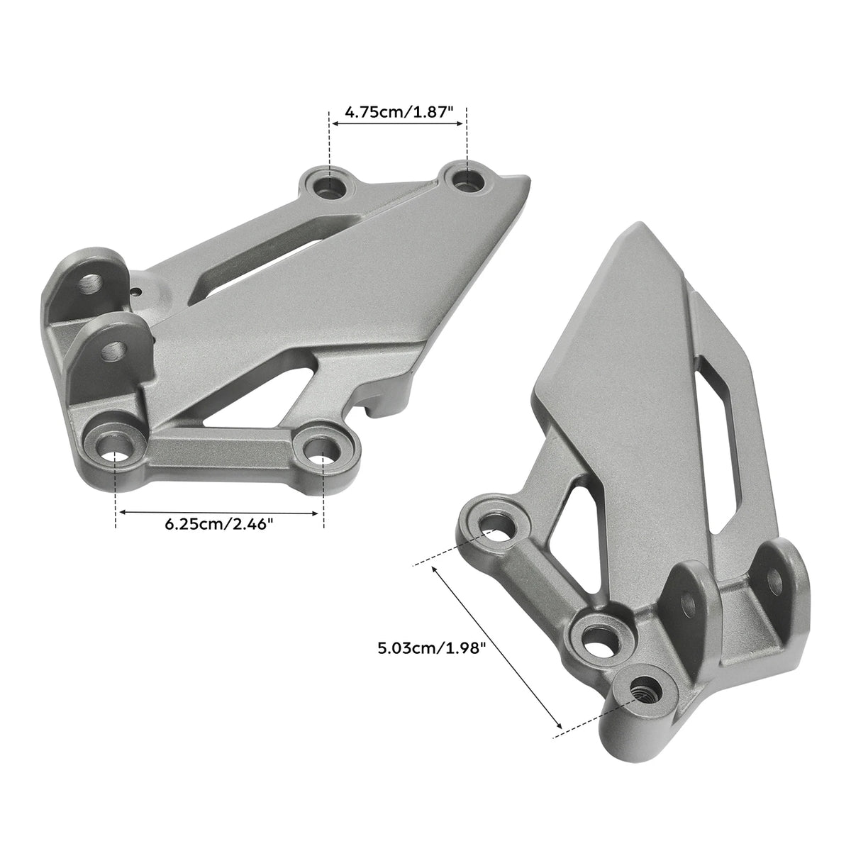 Front Driver Footpeg Footrest Bracket For Kawasaki NINJA 300 EX300 2013-17 14 15