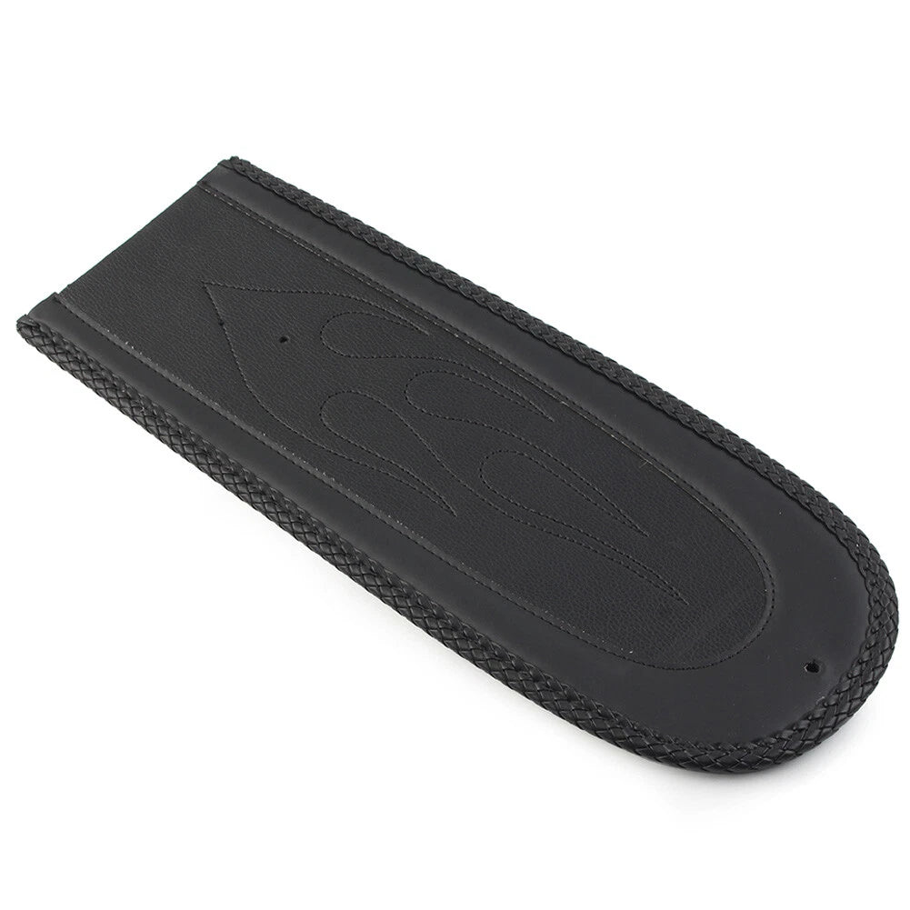 Rear Flame Fender Bib Skin Solo Seat For Harley Dyna Street Bob 2006-2017 Black