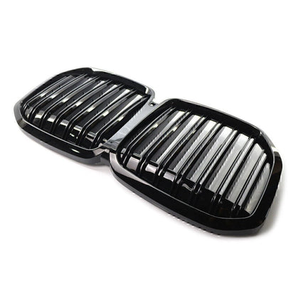 2 Pcs Black Car Front Kidney Grille For BMW X7 G07 2019-2022 2021 51138745730