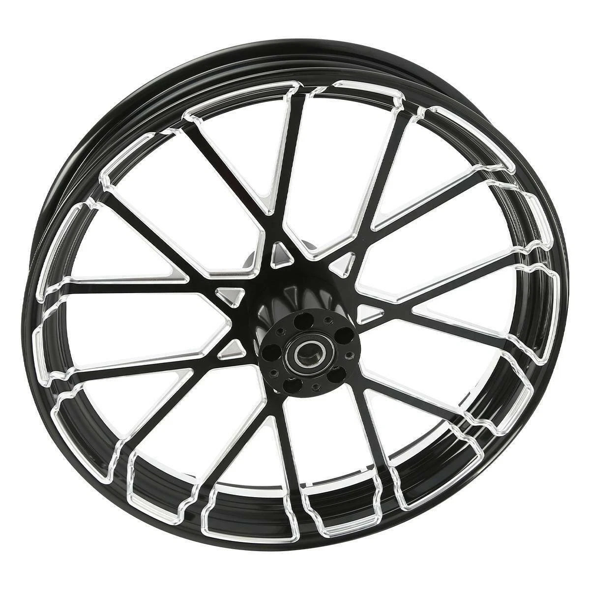 21" Front Wheel Rim Dual Disc Wheel Hub For Harley Touring Road Glide 08-25 ABS