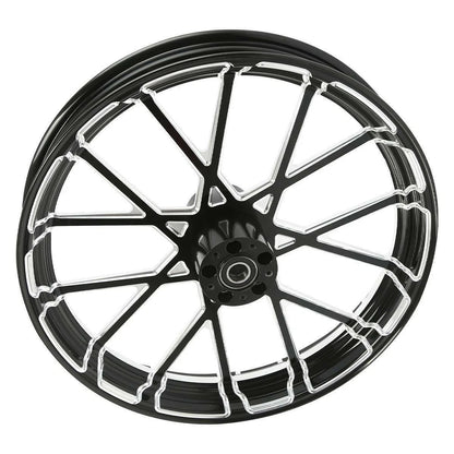 21" Front Wheel Rim Dual Disc Wheel Hub For Harley Touring Road Glide 08-25 ABS