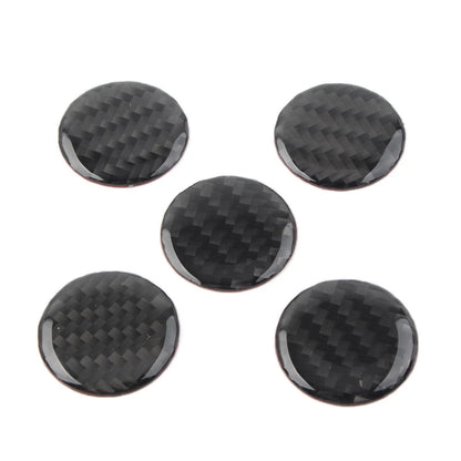 5 Pcs Door Handle Push Button Knobs Cover Trim For Jeep Wrangler JK 2007-2017