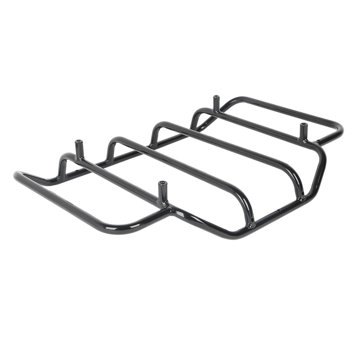 Chopped Trunk Backrest Top Rack Fit For Harley Electra Road Glide 2014-Up Black