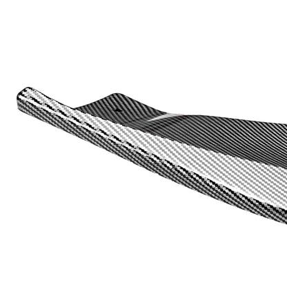 Carbon Look Front Bumper Lip Spoiler For Benz E Class Coupe C207 W207 2009-2012