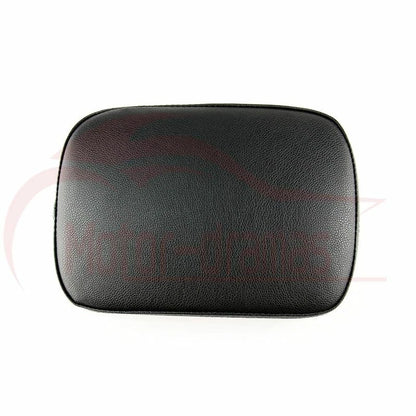Motorcycle Rear Fender Passenger Pillion Pad Seat 6 Suction Cups For Harley Dyna