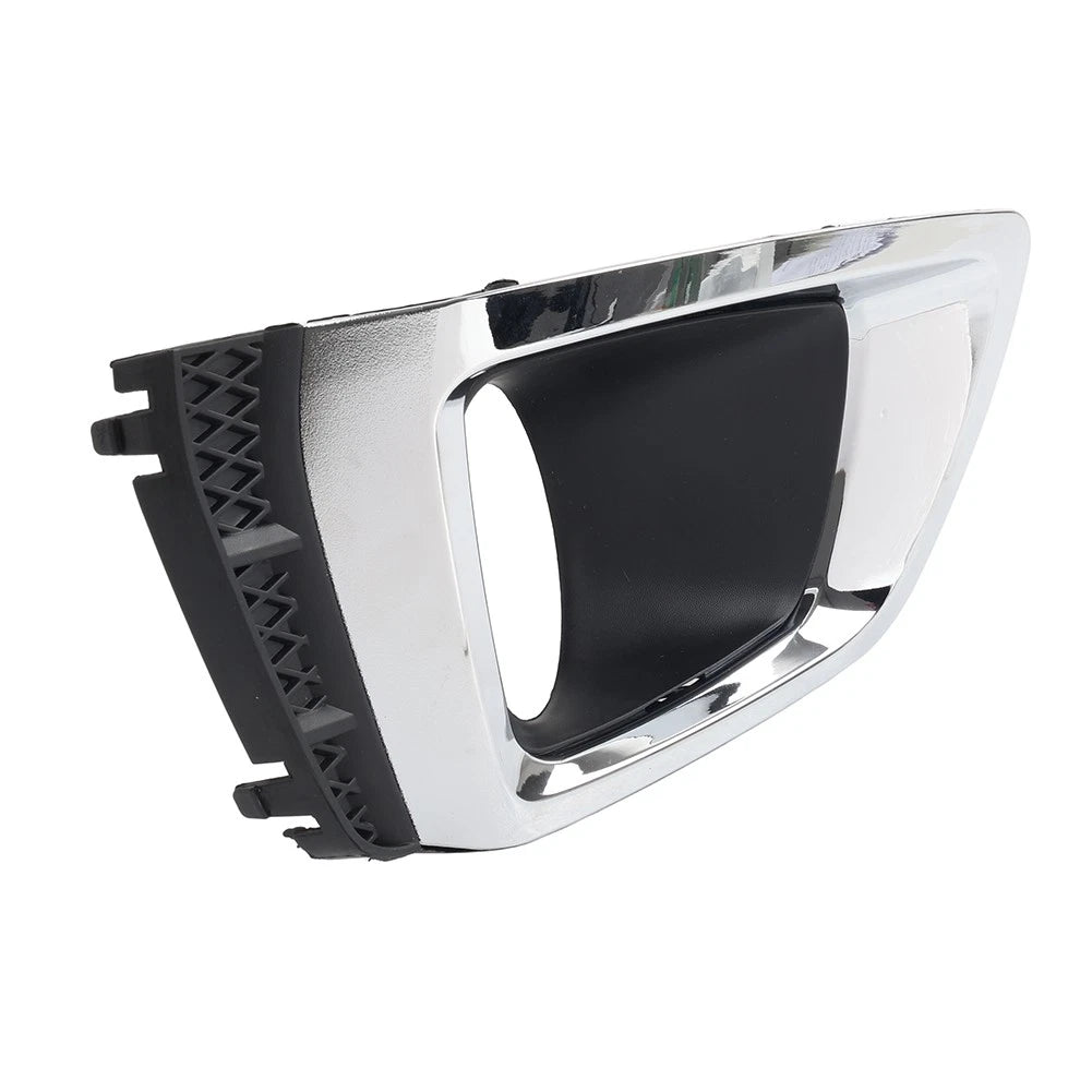 Front Bumper Fog Light Bezel Chrome+Black For Subaru Forester 2014-2018 Right